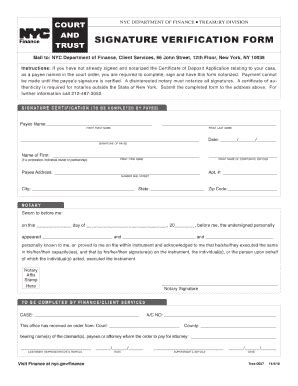 How To Fill Signature Verification Form | pdfFiller