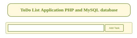 Image result for To Do PHP MySQL
