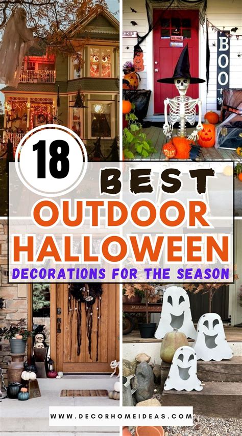 18 Frightfully Fun Outdoor Halloween Decoration Ideas to Spookify Your Yard