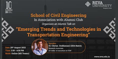 Emerging Trends & Technologies In Transportation Engineering