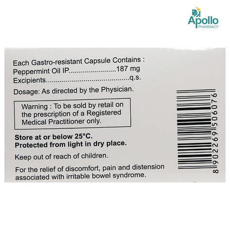 Colmint Capsule 10's Price, Uses, Side Effects, Composition - Apollo ...