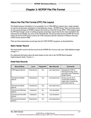 Ncpdp Data Dictionary - Fill Online, Printable, Fillable, Blank | pdfFiller