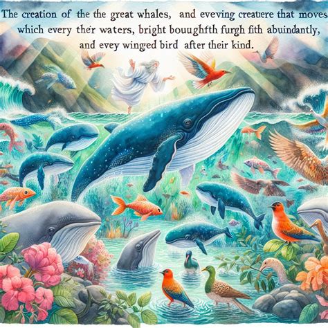 What does Genesis 1:21 mean? | Bible Art