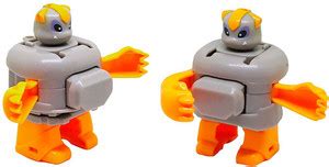 Battle Toy Gabru with Power Suplex and Gabru with Thunder Punch action ...