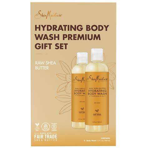Buy Shea Moisture Raw Shea Butter Body Wash-13 oz (2 pack) Online at ...