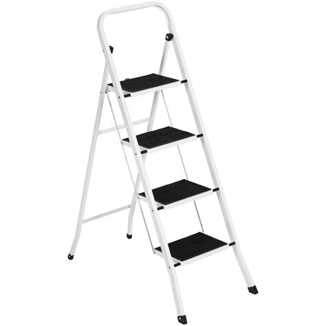 Buy Best Choice Products Portable Folding Steel 4-Step Stool Ladder w ...