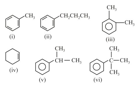 How many of the following compunds will give Benzoic acid on treating ...
