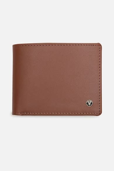 Buy Men Brown Leather Wallet Online - 39852537 | Van Heusen