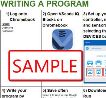 VEXcode IQ Block Tutorial 的图像结果