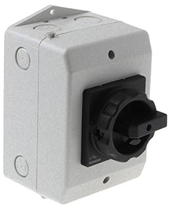 Siemens 3LD20640TB51-16A 7.5KW 3P MAIN CONTROL & EMERGENCY STOP S/W ...