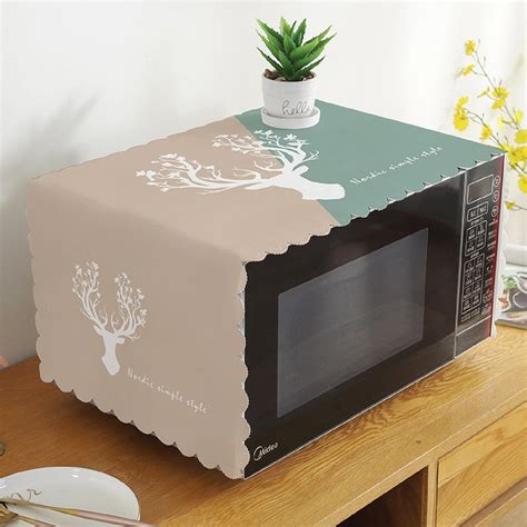 DARSHANAM WORLD Polyester Microwave Oven Cover, Waterproof Modern ...