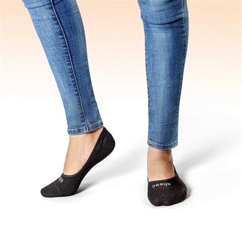 Black Extra Low Cut Socks | Ultra Low No-Show Socks | Active | Sheec – Sheec Socks