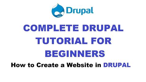 Image result for Drupal Tutorials for Beginners
