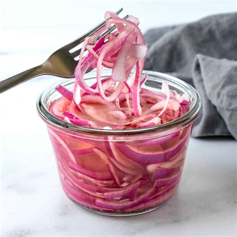 Quick Pickled Red Onions - Fresh Apron