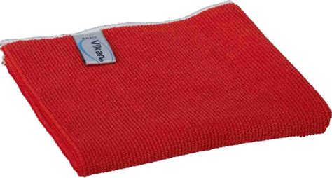 691134 Vikan | Vikan Basic microfibre cloth Red Microfibre Cloths for ...