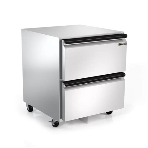 Undercounter Refrigerator 27", 115v/60hz/1ph, 2 drawer, 3" heavy-duty ...