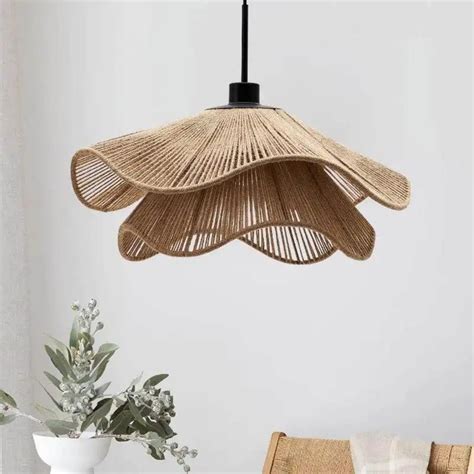Raffia Pendant Lamp | Hemp Rope Pendant Lamp LP-59 – BALBENI