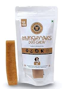 Furfeast MunchyYaks Dog Chew Medium Bar 70gm 100% Natural Himalayan Yak ...