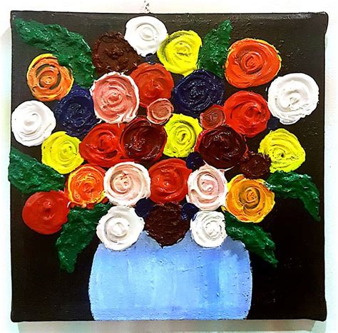 Image result for Acrylic Flower Painting Tutorial