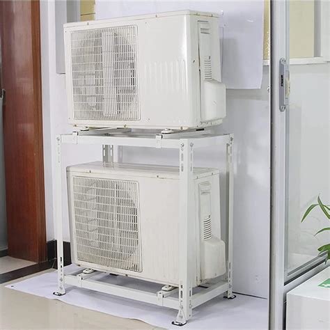 Air Conditioner Support Bracket Double Stack Shock Absorption Ground ...