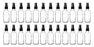 Buy nsb herbals 50 ml Refillable Clear Fine Mist Spray Glass Bottles ...