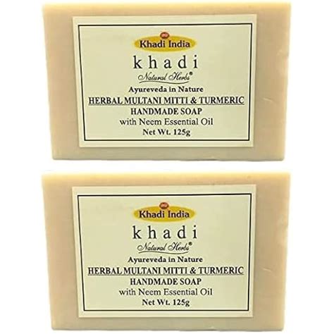 Buy Khadi Natural Herbs Herbal Multani Mitti & Turmeric Soap - 125g ...