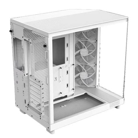 Buy NZXT H6 Flow ATX Mid Tower Cabinet (White) | EliteHubs.com