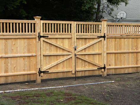 Double Drive Gate | Wood fence gates, Fence gate design, Wood fence design