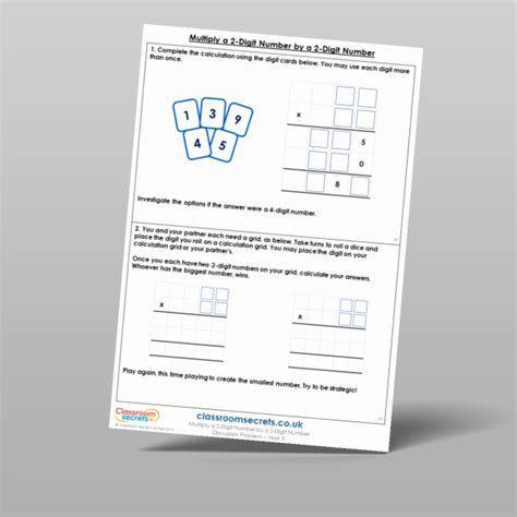 Image result for Problem Solving Multiply 2 Digit Number