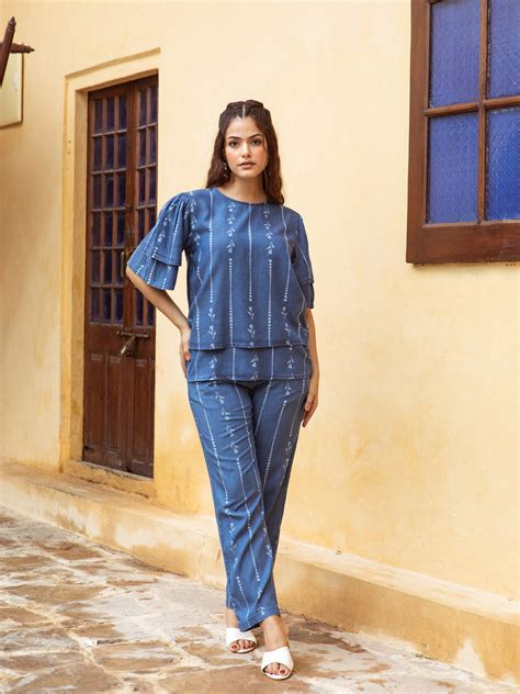 Osho Lapis Cotton Co-ord Set – Autumn Lane Clothing