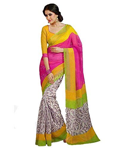 Buy All New Trandy Bhagalpuri Saree With Blose Piece Har Din Fashions ...