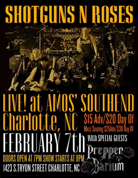 Live Music, Concerts, & Events in Charlotte, NC | Amos' Southend