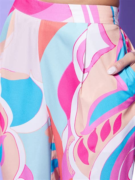 StyleStone Women's Multi Colored Printed Co-Ord Set – Stylestone