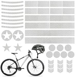 Buy Proberos® 42Pcs Reflective Stickers for Cycling, Multi Shapes ...
