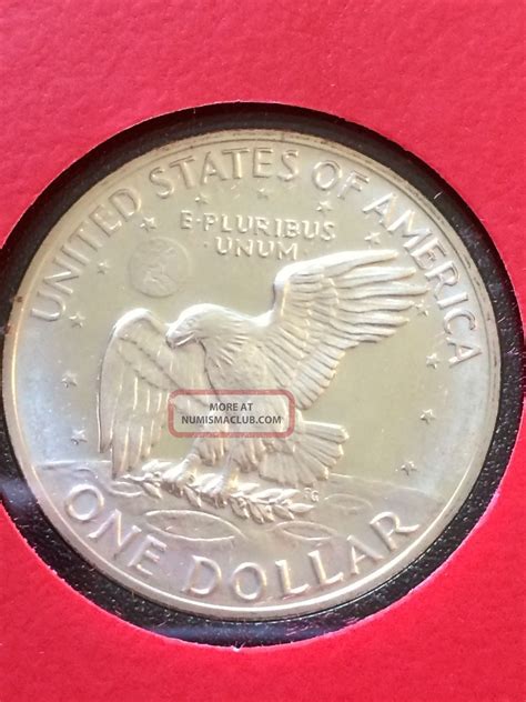 1971 S Eisenhower Proof Dollar Coin In Packaging & Brown Box