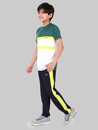 Vector X OTL-307 Kid's Round Neck T-shirt and track Pant Combo : Amazon ...
