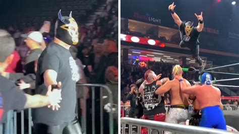 Cain Velasquez Cheered Loudly In Return To Wrestling Ring, 1st Event ...