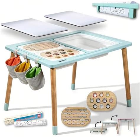 Wooden Sensory Table for Toddlers Expandable Sensory Table for Kids ...