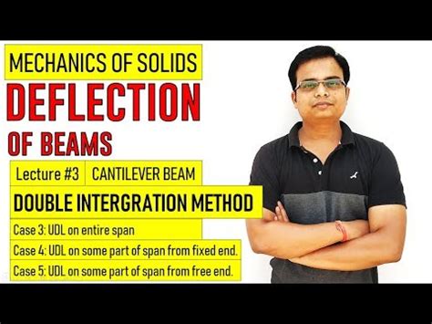 Deflection of Beams - 3 Video Lecture - Crash Course: GATE Mechanical ...