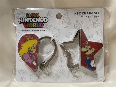 Super Mario Peach Love Couple Keychain - USJ India | Ubuy