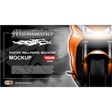 Motorbike background design | Free Vector