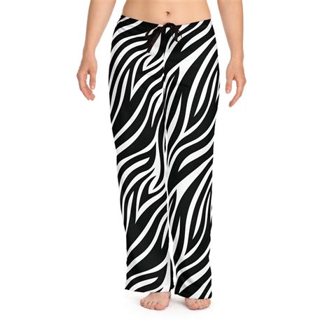 Women's Black and White Pajamas Animal Print Classic Women's Pajamas ...