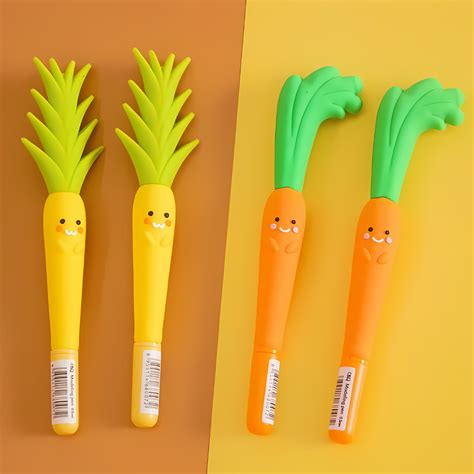 Buy Carrot and Pineapple Gel Pens Online in India