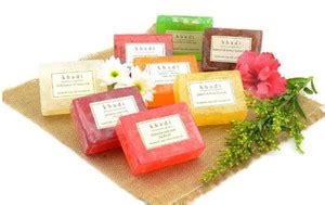 Khadi Herbal Handmade Soaps - India's Traditional (8 x 125 g) - Price ...