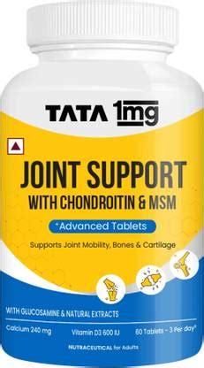 TATA 1mg Joint Support Advanced Tablet with Glucosamine, MSM ...