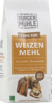 Burgermühle Weizenmehl Type 550 1kg | Mehl | Backen und Dessert ...