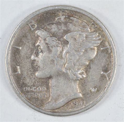 1941-D Mercury Liberty 90% Silver United States Dime | Property Room