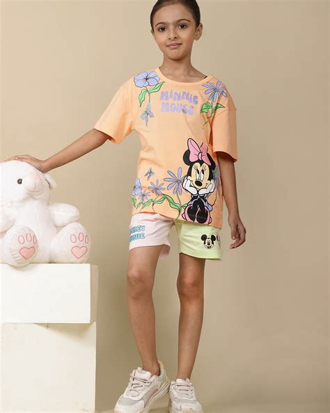 Mickey & Friends Printed oversized Fit Tshirt For Girls – Kidsville