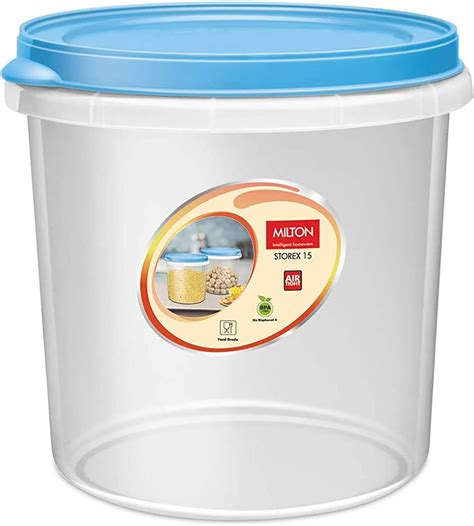 K3 Smart Storage 10.5 Litre Plastic Container -Blue (Pack of 1 ...