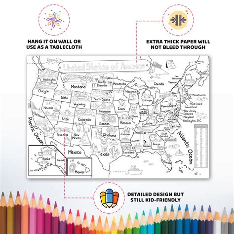 Us States Map Coloring Pages [2025]